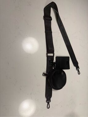 Steve Madden coin bag, card holder and strap to attach to another bag